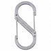 Double Gated Carabiner 3-1/2 in Silver