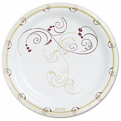 Disposable Paper Plate 9 in Multi PK125