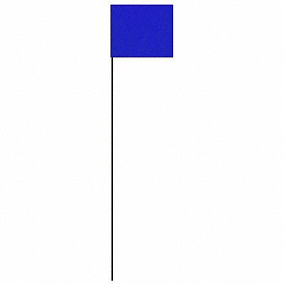 Marking Flag Blue Solid Pattern PK25