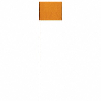 Marking Flag Orange Solid Pattern PK25