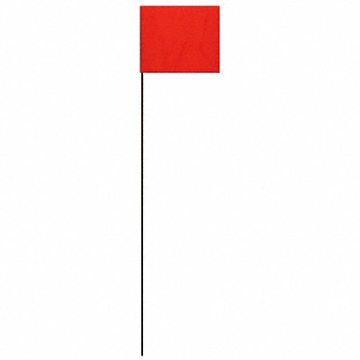 Marking Flag Red Solid Pattern PK25