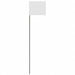 Marking Flag White Solid Pattern PK25