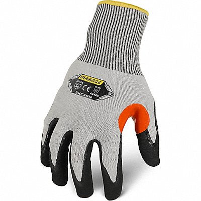 Knit Work Glove XS Black HPPE Steel PR