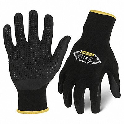 Knit Work Glove XL Black Nylon PR