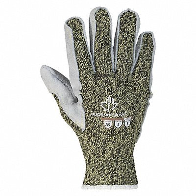 Glove Steel Mesh Liner Leather Palm L PR