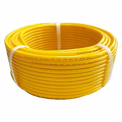 Tubing 6mm OD 180 PSI 100 Ft Yellow
