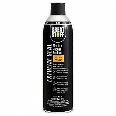 Black Flexible Rubber Sealant Aerosol