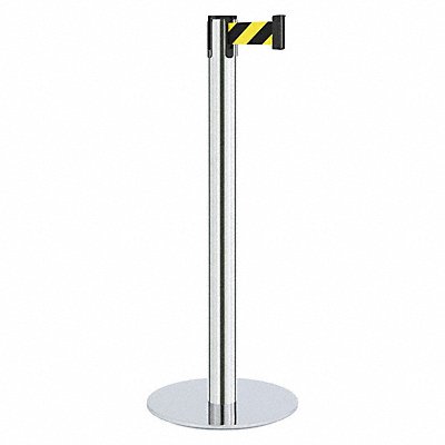 Barrier Post Steel Satin