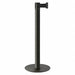 Barrier Post Steel Black Wrinkle