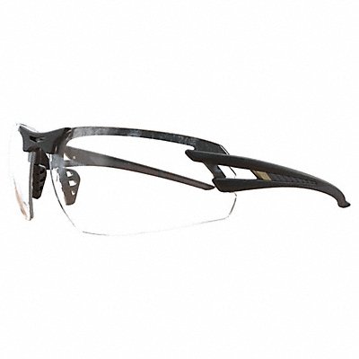 Safety Glasses Clear Lens Black Frame M