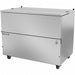 Refrigerator Silver 41-1/8 in Overal H