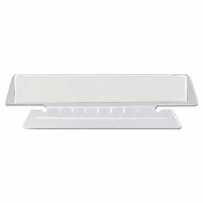 Hanging Folder Tab 1/3 Cut Clear PK25