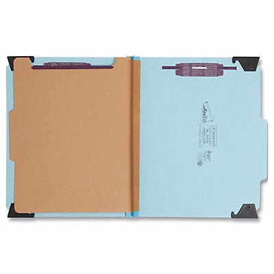 Folder Hanging Pocket 4 Section Blue