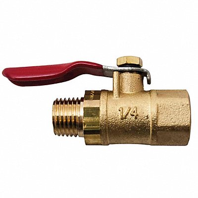 Mini Ball Valve 1/4 In NPT Lever Handle