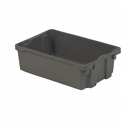 Stk and Nest Ctr Gray Solid Polyethylene