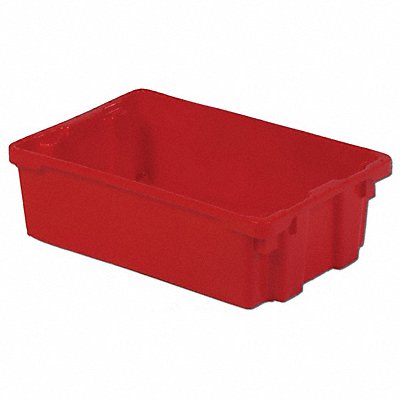 Stk and Nest Ctr Red Solid Polyethylene