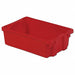 Stk and Nest Ctr Red Solid Polyethylene