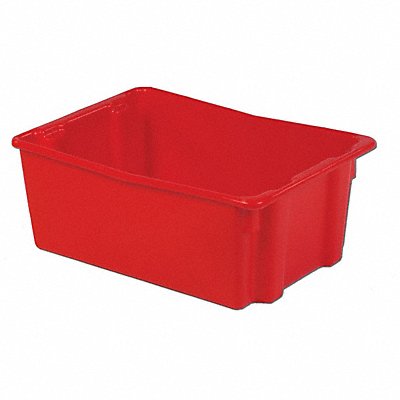 Stk and Nest Ctr Red Solid Polyethylene