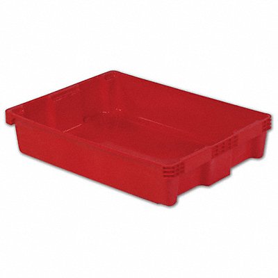 Stk and Nest Ctr Red Solid Polyethylene