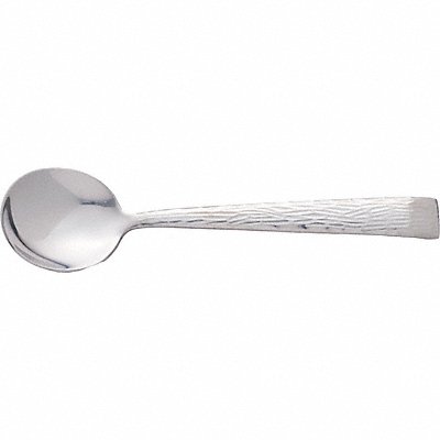 Bouillon Spoon 6 3/8 in L Silver PK12