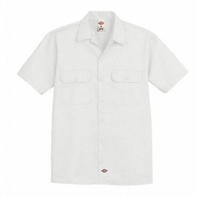 K7965 Work Shirt Short Sleeve White Male XL