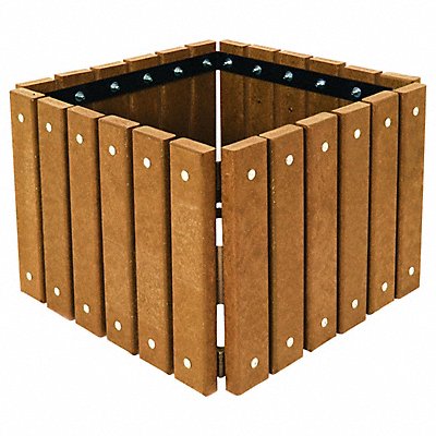 Square Recycled Cedar Planter