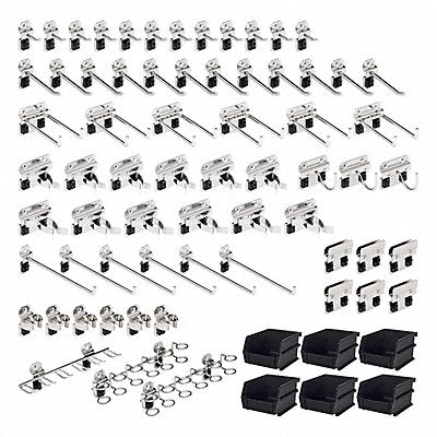 Pegboard Hooks Bins and Tool Holders