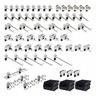 Pegboard Hooks Bins and Tool Holders