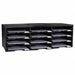 Literature Sorter 12 Section Plasic Blk