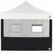 Food Booth Sidewall Black 10 ft H