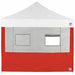 Food Booth Sidewall Red 10 ft W 10 ft H