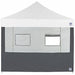 Food Booth Sidewall Gray 10 ft W 10 ft H