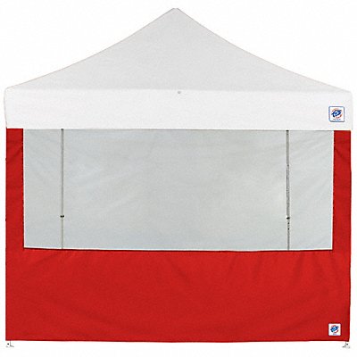 Food Booth Sidewall Red 13 ft H