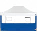 Food Booth Sidewall Blue 15 ft W 15 ft H