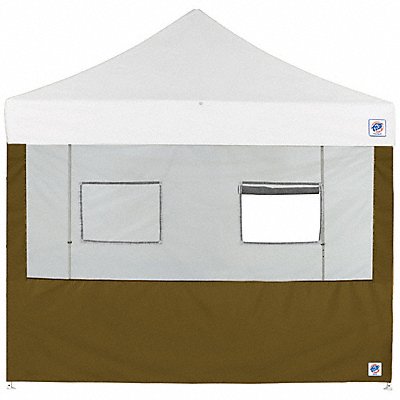 Food Booth Sidewall Green 8 ft W 8 ft H