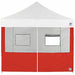 Food Booth Middle Zipper Sidewall Red