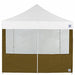 Food Booth Middle Zipper Sidewall Green