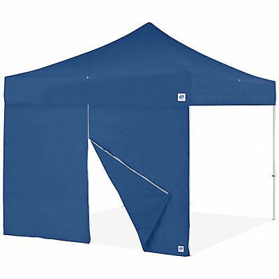 Food Booth Middle Zipper Sidewall Blue