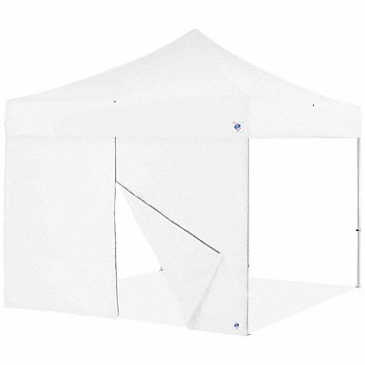 Food Booth Middle Zipper Sidewall White