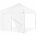 Food Booth Middle Zipper Sidewall White