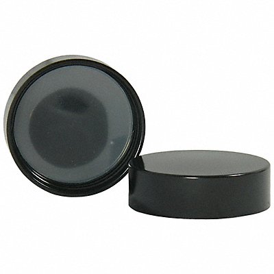 Cap 70 mm Dia Black PK572