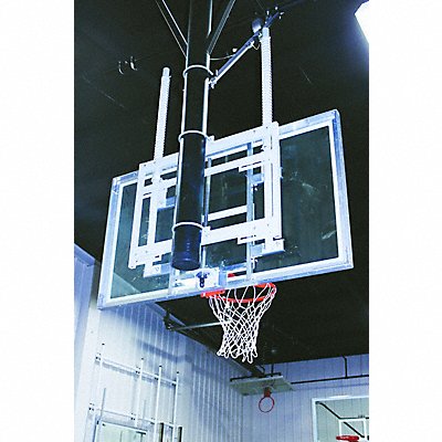 Basketball Backboard Height Adjusters and Retracto