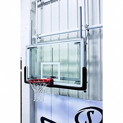 Basketball Backboard Height Adjusters and Retracto