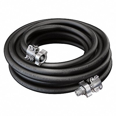 Steam Hose 3/4 ID x 50 ft L Black