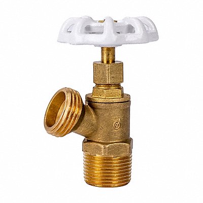 LF Brass Boiler Drain Male NPT 1/2 