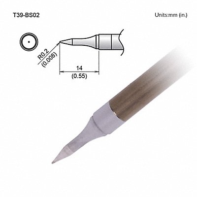 Tip Conical R0.2 X 14mm FX-9701/9702