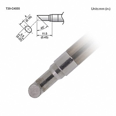 Tip 4mm/45Deg X 11.5mm FX-9701/9702