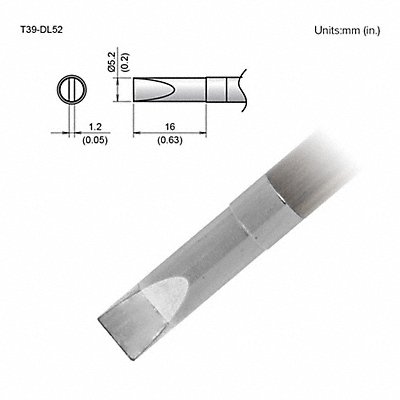 TIP CHISEL 5.2 X 16MM FX-9701/9702