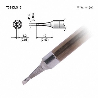 TIP CHISEL SLIM 1.5 X 12MM FX-9701/9702