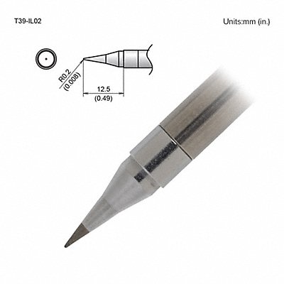 TIP CONICAL R0.2 X 12.5MM FX-9701/9702